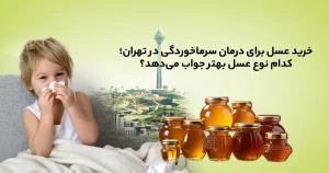 خرید عسل برای درمان سرماخوردگی در تهران